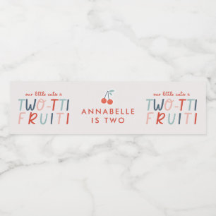 第2回バースデーフルーツ赤い夏の子供たちのパーティー ペットボトルラベル