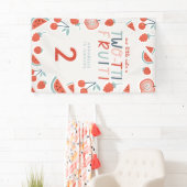 第2回バースデーフルーツ赤い夏の子供たちのパーティー 横断幕 (インサイチュ)