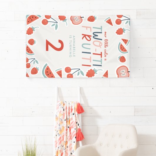 第2回バースデーフルーツ赤い夏の子供たちのパーティー 横断幕 (インサイチュ)