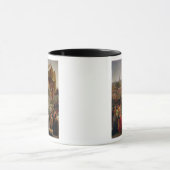 第2回十字軍を説教するサンベルナール峠 マグカップ (中央)