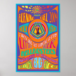 第2回年次バーニングガール2009ポスター ポスター