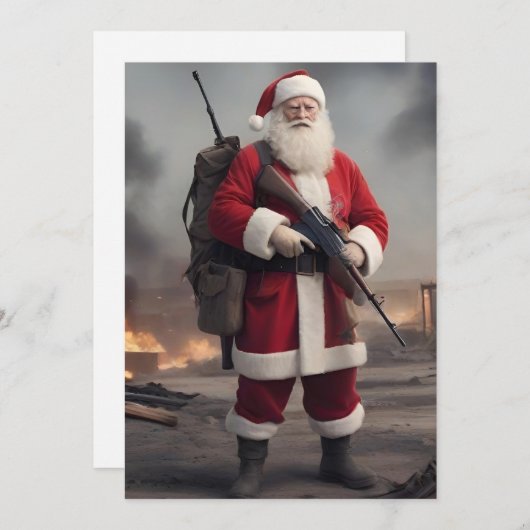 第2回改正サンタクリおもしろいスマス シーズンカード (正面/裏面)