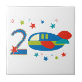 第2回誕生日の飛行機 タイル (正面)