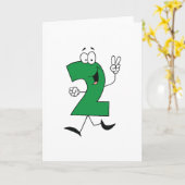 第2回誕生日Tシャツとギフト カード (黄色い花)