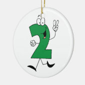 第2回誕生日Tシャツとギフト セラミックオーナメント (左)