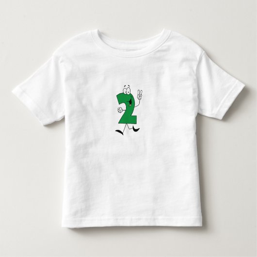 第2回誕生日Tシャツとギフト トドラーTシャツ (正面)