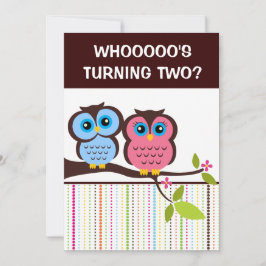 第2回Birthday Owlテーマパーティー招待状 招待状