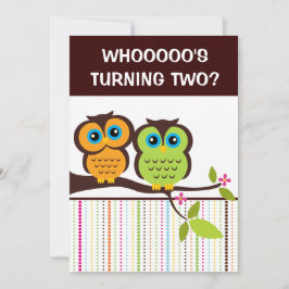 第2回Birthday Owlテーマパーティー招待状 招待状