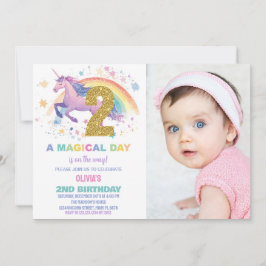 第2回Unicorn誕生日招待状(写真あり) 招待状