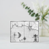 第2図艦隊の経路を示す ポストカード (スタンド正面)