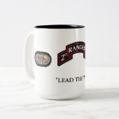 第2大隊第75レンジャー連隊 ツートーンマグカップ (正面左)