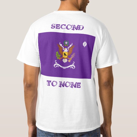 第2大隊第8連隊テキサス州州衛兵 Tシャツ (裏面)