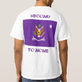 第2大隊第8連隊テキサス州州衛兵v2 tシャツ (裏面)