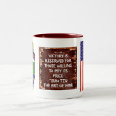 第2大隊 – 第75連隊 – ビクトリーマグ ツートーンマグカップ (中央)