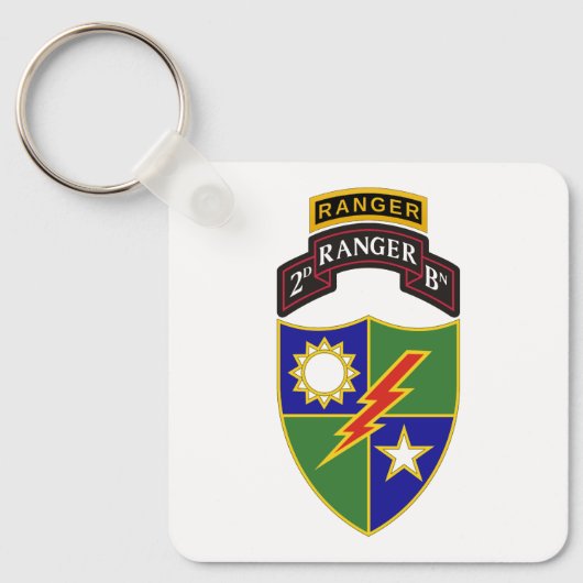 第2大隊 – 75th Ranger w/tab Keychain キーホルダー (正面)