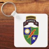 第2大隊 – 75th Ranger w/tab Keychain キーホルダー (正面)