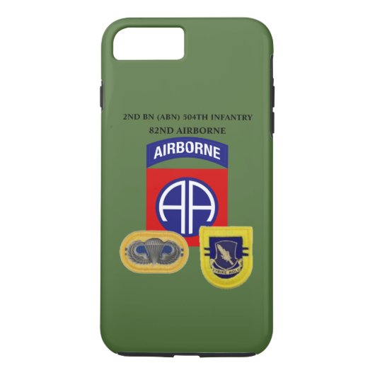 第2大隊(ABN)の504TH歩兵のiPHONEの場合 Case-Mate iPhoneケース (裏面)