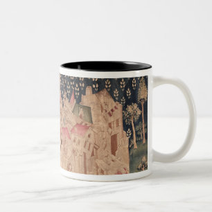 第2天使はバビロンの秋を発表します ツートーンマグカップ