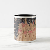 第2天使はバビロンの秋を発表します ツートーンマグカップ (中央)