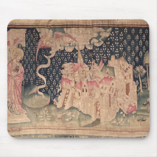 第2天使はバビロンの秋を発表します マウスパッド (正面)