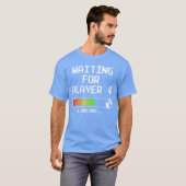 第2子妊娠の発表 ゲーマーパパ Tシャツ (正面フル)