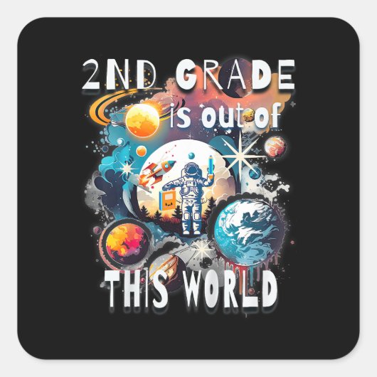 第2学年の子ども達は今年の第1学年から スクエアシール (正面)