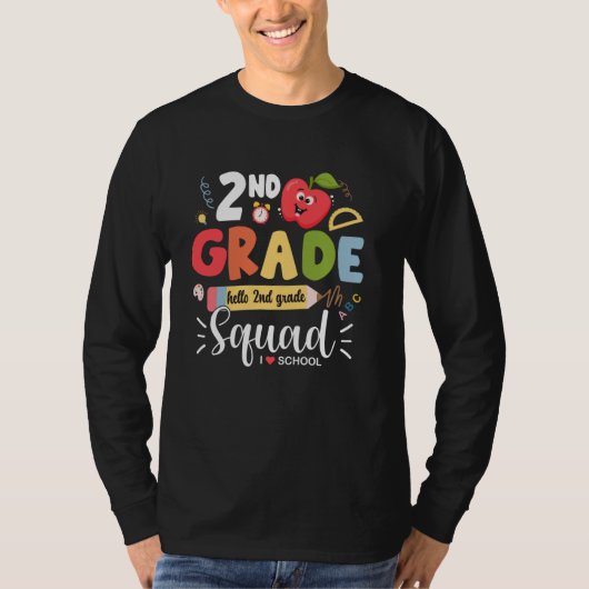 第2学年分学生先生新学期Sec Tシャツ (正面)