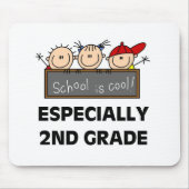第2小学校はクールです マウスパッド (正面)