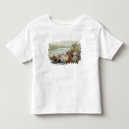 第2帝国の間のAsnieresのレガッタ トドラーTシャツ (正面)
