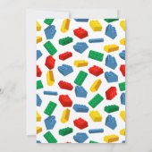 第2建物ブロック誕生日、建物パーティー 招待状 (裏面)