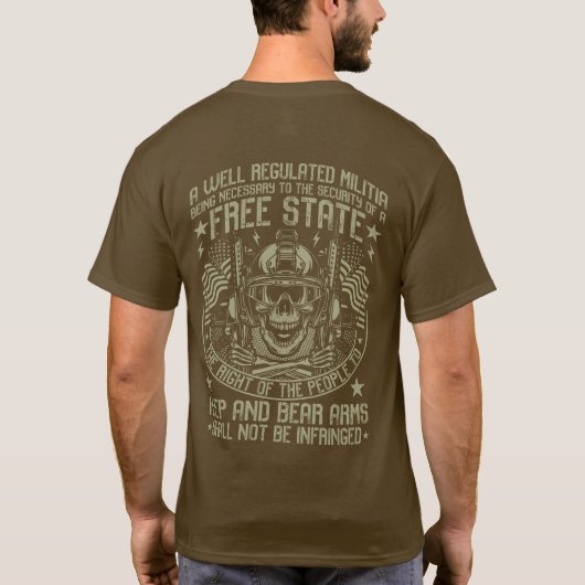 第2改正スカルTシャツ Tシャツ (裏面)