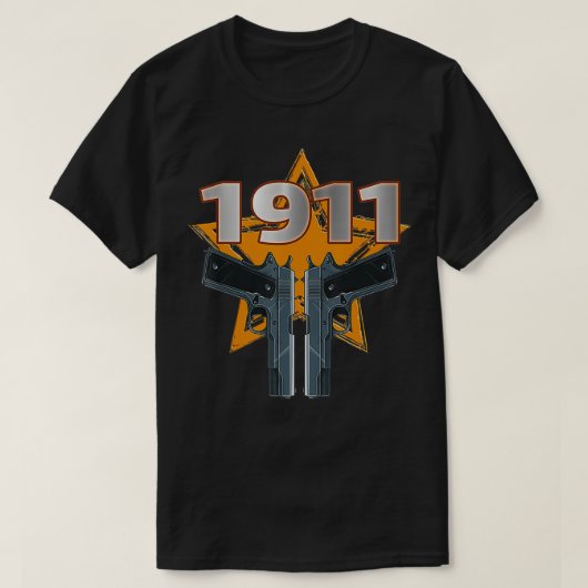 第2改正プロガンセーフ1911 45ACP第2補正 Tシャツ (デザイン正面)
