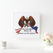 第2改正装飾用クッション スクエア壁時計 (ホーム)