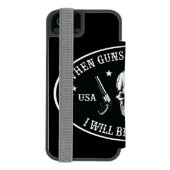 第2改正装飾用クッション INCIPIO iPhoneウォレットケース (フォリオ裏面)