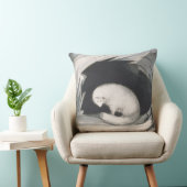 「第2旅行の物語からのホッキョクギツネ、 クッション (椅子)