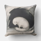 「第2旅行の物語からのホッキョクギツネ、 クッション (裏面)