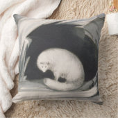 「第2旅行の物語からのホッキョクギツネ、 クッション (ブランケット)