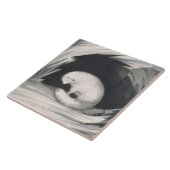 「第2旅行の物語からのホッキョクギツネ、 タイル (側面)