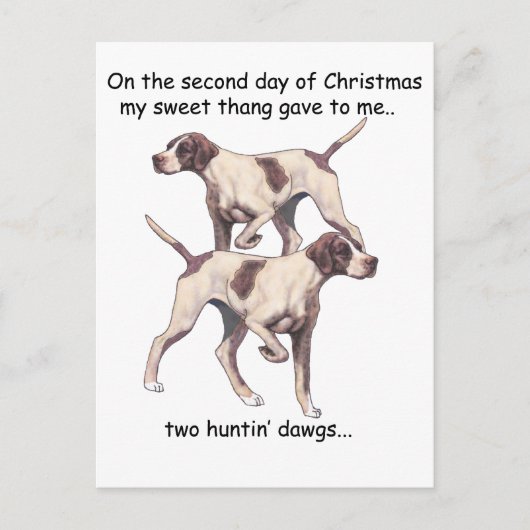 第2日のレッドネックのクリスマス シーズンポストカード (正面)