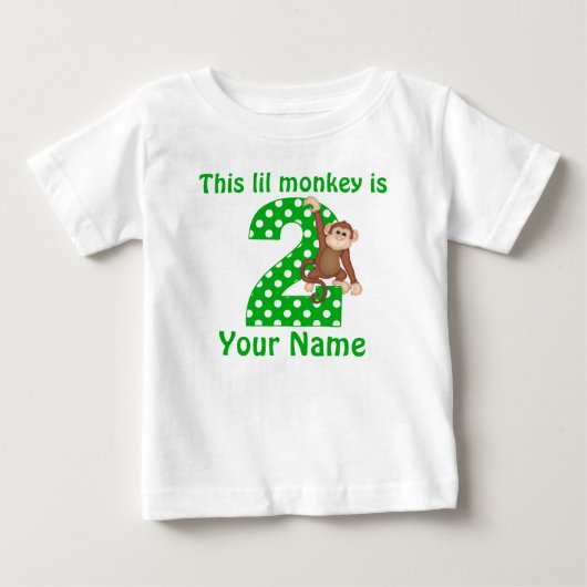 第2期つる誕生日Tシャツ ベビーTシャツ (正面)
