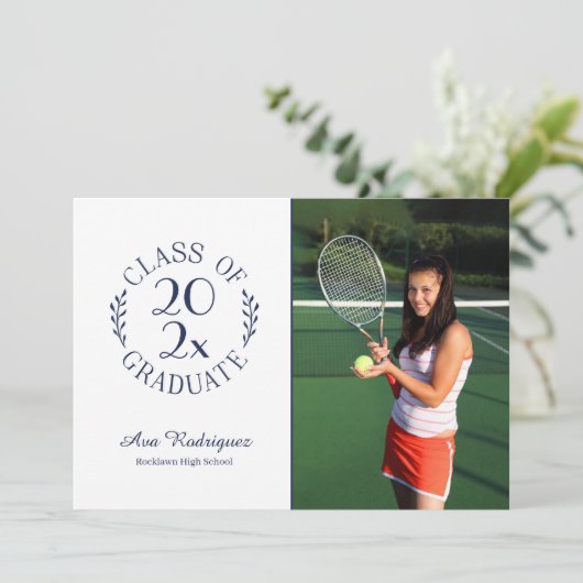 第2期クラシック修士号写真海軍卒業式 案内状 (スタンド正面)