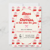 第2期コケットさくらんぼがバブルレターを発行 招待状 (正面)