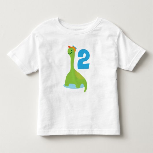 第2期バースデービョーダースTシャツ2歳 トドラーTシャツ (正面)