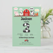 第2期バースデーファームアニマルズオインクバキッズモーズ 招待状 (スタンド正面)