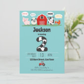 第2期バースデーファームアニマルズオインクバキッズモーズ 招待状 (スタンド正面)