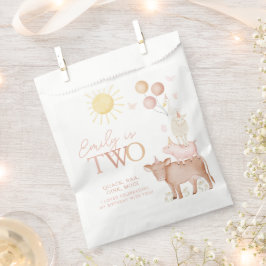 第2期バースデーファームアニマルズ納屋周囲の庭パーティー女子 フェイバーバッグ