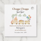 第2期バースデー水彩玄関列車おもしろい 表現 フェイバータグ (裏面)