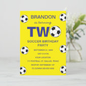 第2期パーティーサッカーイエローボーイズスポーツ 招待状 (スタンド正面)