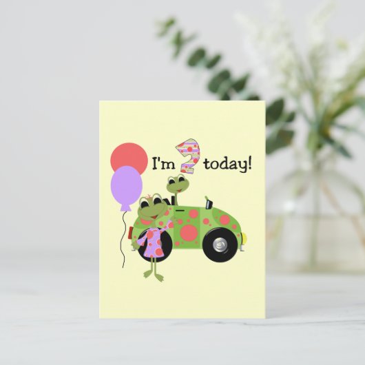 第2期モダン誕生日Tシャツとギフト ポストカード (スタンド正面)