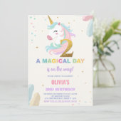 第2期ユニコーン誕生日招待状 招待状 (スタンド正面)